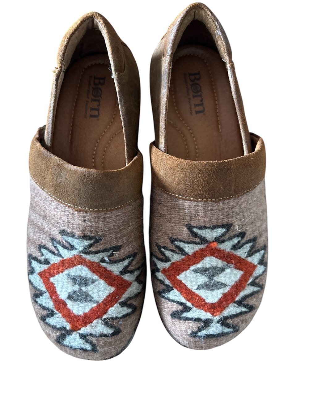 Born Indian Blanket Clogs USA Size 8 Euro 39 - Picture 3 of 6